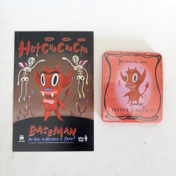 NEW 2006 7.5” LE #12/500 HOT CHA CHA CHA RED DEVIL DEMON DESIGNER VINYL FIGURE - Picture 10 of 11